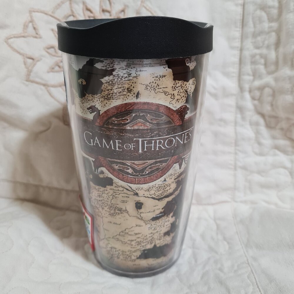Tervis Game of Thrones, Westeros, Coat of Arms, 16 oz Tumbler, Cup, NWT
